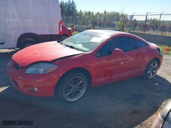 2006 Mitsubishi Eclipse GT with VIN 4A3AK34T36E033796, listed as a IAAI auction lot 41432132 with 1 mi miles. Bid and sale history available at carsss.com. Image 2.