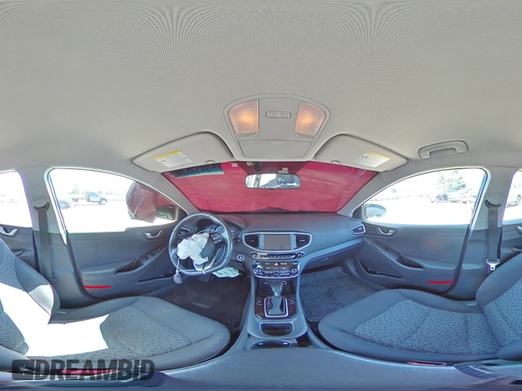 2017 Hyundai Ioniq SEL z VIN KMHC75LCXHU036497, wystawiony jako Copart lot #53413635 z przebiegiem 141 610 mil mil oraz Szkoda całkowita • Salvage title. Historia ofert i sprzedaży dostępna na DreamBid. Obrazek 13.