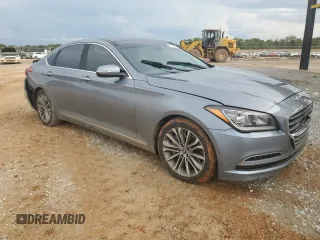 2015 Hyundai Genesis 3.8L with VIN KMHGN4JE4FU019004, listed as a Copart auction lot 64042934 with 163,006 mi miles and Salvage Title. Bid and sale history available at carsss.com. Image 4.