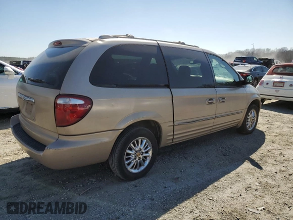 2002 Chrysler Town & Country Limited with VIN 2C8GP64L42R718160, listed as a Copart auction lot 46631075 with 231,777 mi miles and Salvage Title. Bid and sale history available at carsss.com. Image 3.