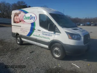 2017 Ford Transit with VIN 1FTYR1CM1HKB07796, listed as a Copart auction lot 42052045 with 143,766 mi miles and Salvage Title. Bid and sale history available at DreamBid. Image 4.