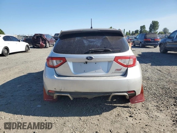 2009 Subaru WRX STI with VIN JF1GR89609L806173, listed as a Copart auction lot 63129224 with Not provided miles and Salvage title. Bid and sale history available at DreamBid. Image 6.