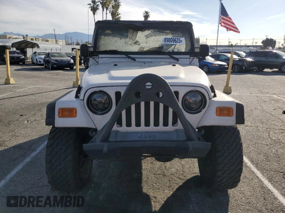 2006 Jeep Wrangler SE with VIN 1J4FA29S06P781460, listed as a Copart auction lot 89009625 with Not Provided miles and Salvage Title. Bid and sale history available at carsss.com. Image 5.