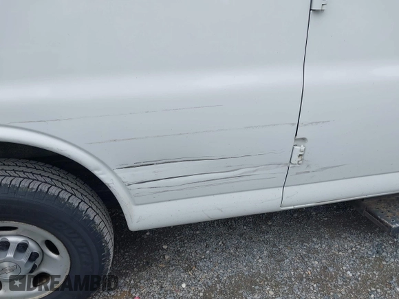 2019 Chevrolet Express Cargo Van with VIN 1GCZGHFG7K1209948, listed as a IAAI auction lot 42038244 with 249,167 mi miles. Bid and sale history available at carsss.com. Image 6.