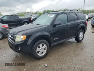 2008 Ford Escape XLT with VIN 1FMCU03Z58KE37595, listed as a Copart auction lot 54385065 with 191,989 mi miles and Salvage title. Bid and sale history available at DreamBid. Image 1.