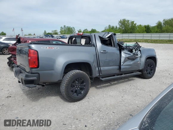 2021 Chevrolet Colorado 4WD LT с VIN 1GCGTCENXM1131724, выставлен на аукционе Copart как лот 58383755 с пробегом Не указан миль и Списание • Salvage title. История ставок и продаж доступна на DreamBid. Изображение 3.