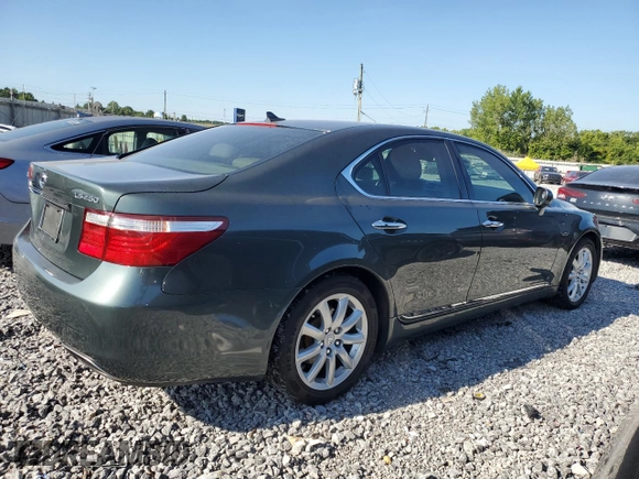 2007 Lexus LS 460 with VIN JTHBL46F775038825, listed as a Copart auction lot 64790895 with 210,011 mi miles and Clean title. Bid and sale history available at DreamBid. Image 3.
