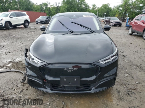 2023 Ford Mustang Mach-E Premium with VIN 3FMTK3SU7PMA52575, listed as a Copart auction lot 58208715 with 16,471 mi miles and Salvage title. Bid and sale history available at DreamBid. Image 5.