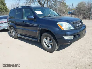 2004 Lexus GX 470 with VIN JTJBT20X240028068, listed as a IAAI auction lot 41814245 with 138,819 mi miles. Bid and sale history available at carsss.com. Image 1.