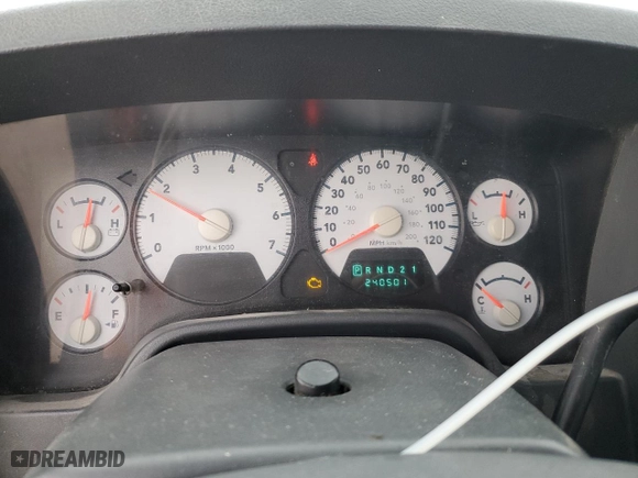 2007 Dodge Ram 1500 SLT with VIN 1D7HU18N37S262659, listed as a Copart auction lot 86175154 with 240,501 mi miles and Salvage Title. Bid and sale history available at carsss.com. Image 9.