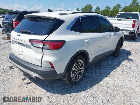 2020 Ford Escape SEL with VIN 1FMCU0H60LUC42743, listed as a IAAI auction lot 42569643 with 57,313 mi miles and . Bid and sale history available at DreamBid. Image 4.