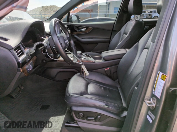 2017 Audi Q7 Premium Plus with VIN WA1LAAF74HD014776, listed as a Copart auction lot 57088365 with 152,853 mi miles and Salvage title. Bid and sale history available at DreamBid. Image 7.