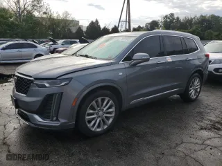 2021 Cadillac XT6 Premium Luxury with VIN 1GYKPDRS6MZ216642, listed as a Copart auction lot 70779163 with 23,033 mi miles. Bid and sale history available at carsss.com. Image 1.