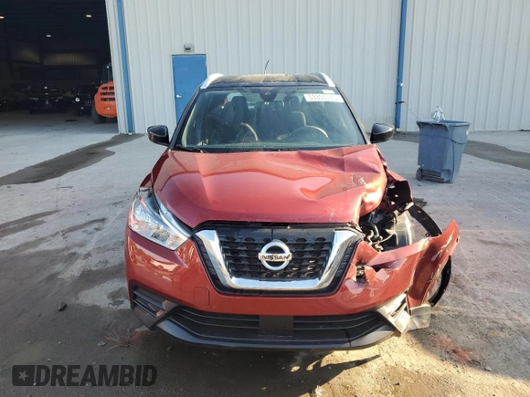 2020 Nissan Kicks SV with VIN 3N1CP5CV8LL565944, listed as a Copart auction lot 53355745 with 14,429 mi miles and Salvage Title. Bid and sale history available at carsss.com. Image 5.