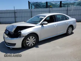 2013 Volkswagen Passat S with VIN 1VWAP7A38DC001836, listed as a Copart auction lot 61879375 with 82,841 mi miles and Salvage title. Bid and sale history available at DreamBid. Image 1.