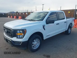2023 Ford F-150 XL with VIN 1FTFW1ED9PFC02465, listed as a IAAI auction lot 41715526 with 21,343 mi miles. Bid and sale history available at carsss.com. Image 2.