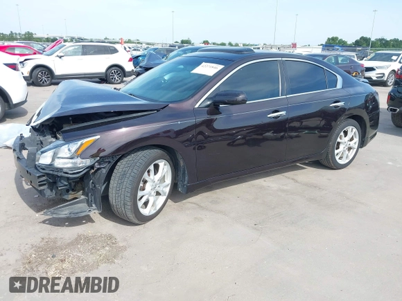 2013 Nissan Maxima S with VIN 1N4AA5AP5DC804461, listed as a IAAI auction lot 42271846 with 158,759 mi miles and . Bid and sale history available at DreamBid. Image 2.