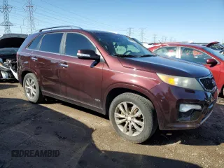2013 Kia Sorento SX with VIN 5XYKWDA20DG318621, listed as a Copart auction lot 49389175 with 168,411 mi miles and Clean Title. Bid and sale history available at carsss.com. Image 4.