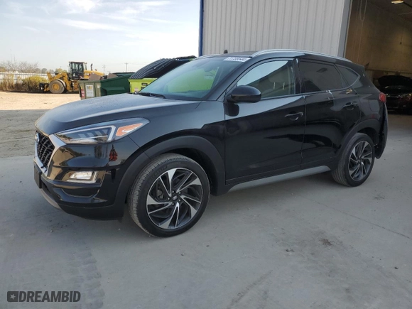 2021 Hyundai Tucson Sport with VIN KM8J3CAL8MU395156, listed as a Copart auction lot 71755544 with 32,340 mi miles and Non Repairable. Bid and sale history available at carsss.com. Image 1.