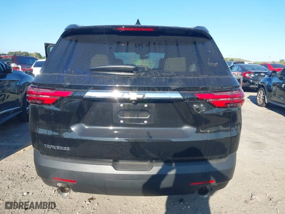 2023 Chevrolet Traverse LS with VIN 1GNERFKW9PJ340291, listed as a IAAI auction lot 41827755 with 16,677 mi miles. Bid and sale history available at carsss.com. Image 16.