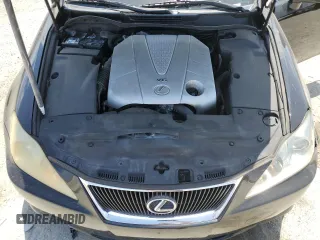 2008 Lexus IS 350 with VIN JTHBE262982015447, listed as a Copart auction lot 54685365 with 217,981 mi miles and Salvage title. Bid and sale history available at DreamBid. Image 11.