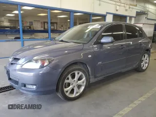 2008 Mazda 3 S Touring with VIN JM1BK343081865078, listed as a Copart auction lot 52068525 with 109,006 mi miles and Salvage Title. Bid and sale history available at DreamBid. Image 1.