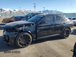 2023 BMW X4 M with VIN 5YM23EC08P9R05401, listed as a Copart auction lot 81049754 with 21,779 mi miles and Salvage Title. Bid and sale history available at carsss.com. Image 1.