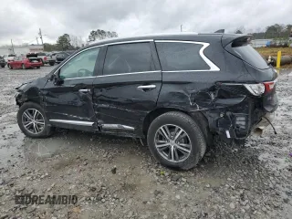 2018 Infiniti QX60 with VIN 5N1DL0MN2JC510411, listed as a Copart auction lot 48258305 with 97,921 mi miles and Salvage Title. Bid and sale history available at carsss.com. Image 2.