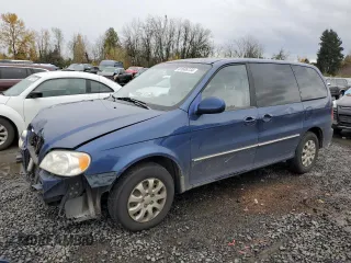 2004 Kia Sedona LX with VIN KNDUP131946505075, listed as a Copart auction lot 81686734 with 108,111 mi miles and Salvage Title. Bid and sale history available at carsss.com. Image 1.