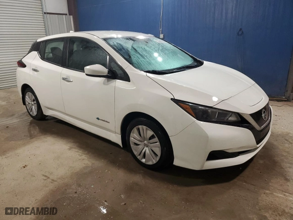 2018 Nissan LEAF S with VIN 1N4AZ1CP6JC311673, listed as a Copart auction lot 48239055 with 52,693 mi miles and Clean Title. Bid and sale history available at carsss.com. Image 4.