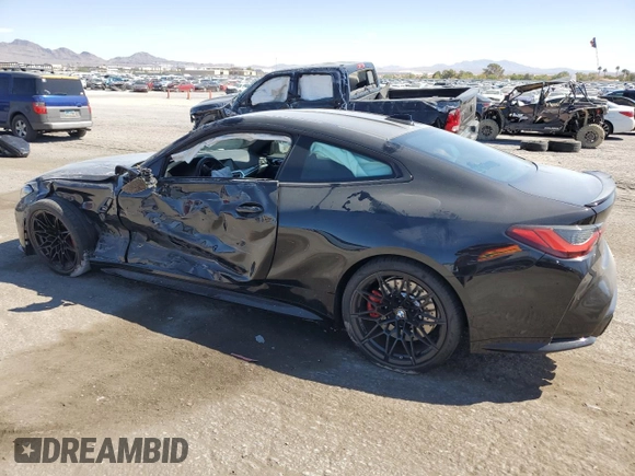 2021 BMW M4 with VIN WBS53AZ01MCG99595, listed as a Copart auction lot 71684364 with 12,848 mi miles and Salvage Title. Bid and sale history available at carsss.com. Image 2.