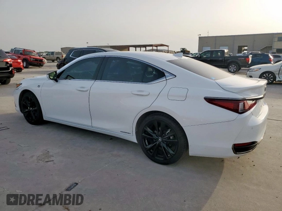 2022 Lexus ES 300h F Sport with VIN 58AGA1C19NU015929, listed as a Copart auction lot 56963705 with 50,011 mi miles and Clean title. Bid and sale history available at DreamBid. Image 2.