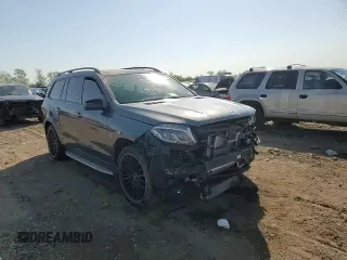 2019 Mercedes-Benz GLS 63 AMG with VIN 4JGDF7FE9KB240923, listed as a Copart auction lot 73303234 with 50,454 mi miles and Salvage title. Bid and sale history available at DreamBid. Image 15.