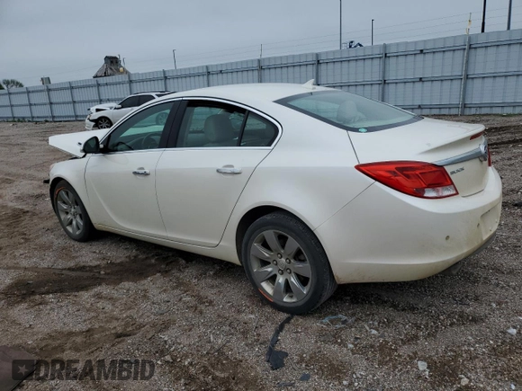 2013 Buick Regal Turbo Premium 1 with VIN 2G4GS5EV0D9247682, listed as a Copart auction lot 64256555 with Not provided miles and Salvage title. Bid and sale history available at DreamBid. Image 2.