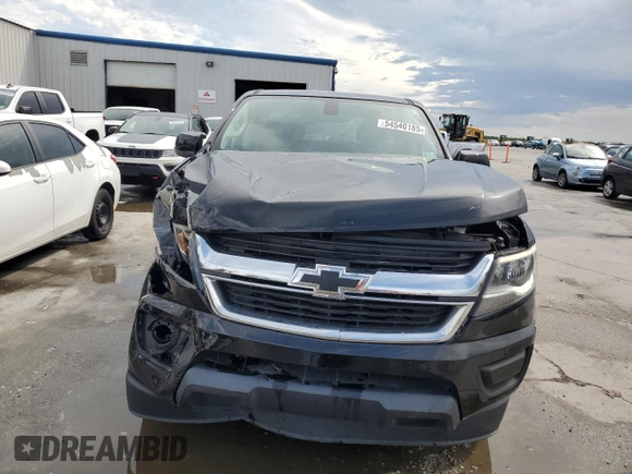 2018 Chevrolet Colorado 2WD Work Truck with VIN 1GCGSBENXJ1127021, listed as a Copart auction lot 54540185 with 70,211 mi miles and Salvage Title. Bid and sale history available at DreamBid. Image 5.