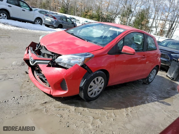 2015 Toyota Yaris L with VIN VNKJTUD38FA052784, listed as a Copart auction lot 46473315 with 150,732 mi miles and Clean Title. Bid and sale history available at carsss.com. Image 1.
