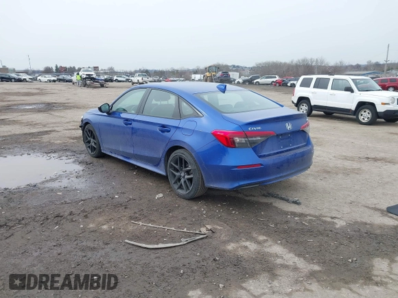 2023 Honda Civic Sport z VIN 2HGFE2F56PH502559, wystawiony jako IAAI lot #41558054 z przebiegiem 48 961 mil mil oraz . Historia ofert i sprzedaży dostępna na DreamBid. Obrazek 3.