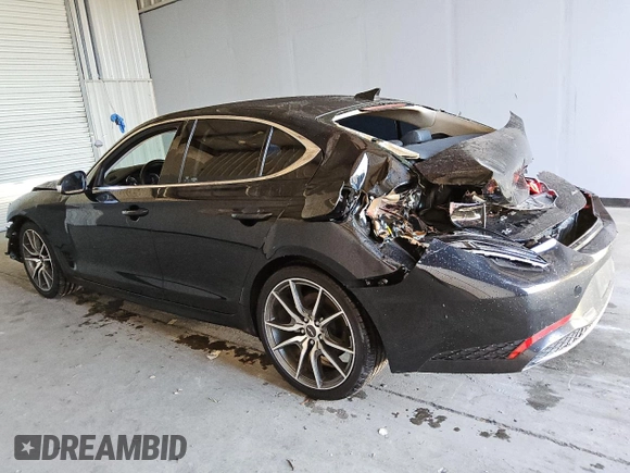 2023 Genesis G70 2.0T with VIN KMTG34TA6PU131312, listed as a Copart auction lot 84861294 with 31,613 mi miles and Non Repairable. Bid and sale history available at DreamBid. Image 2.
