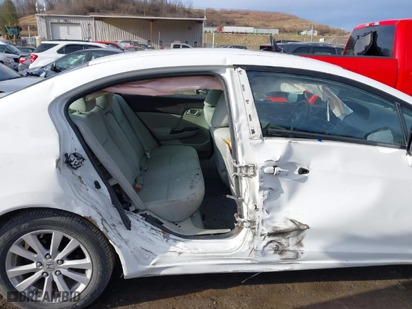 2012 Honda Civic Sdn EX with VIN 2HGFB2F83CH607671, listed as a IAAI auction lot 41644747 with 143,578 mi miles. Bid and sale history available at carsss.com. Image 6.