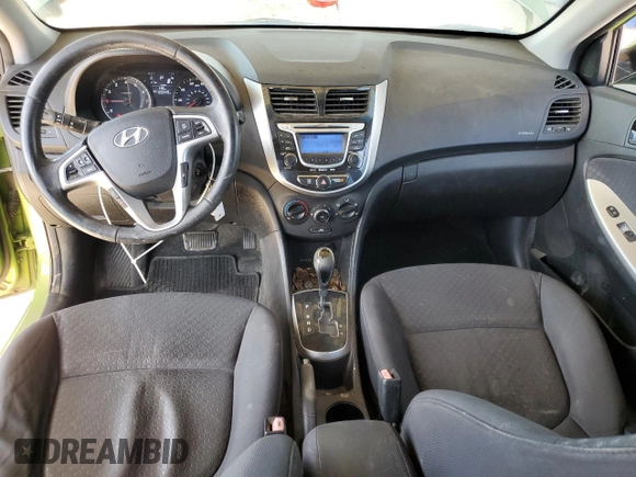 2012 Hyundai Accent SE with VIN KMHCU5AE8CU047472, listed as a Copart auction lot 53487745 with 120,449 mi miles and Salvage Title. Bid and sale history available at carsss.com. Image 8.