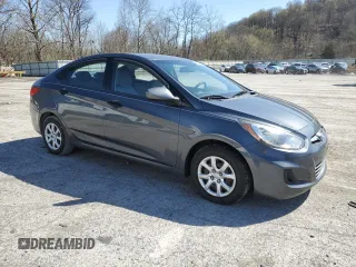 2012 Hyundai Accent GLS with VIN KMHCT4AE1CU091004, listed as a Copart auction lot 53782345 with 99,247 mi miles and Clean Title. Bid and sale history available at carsss.com. Image 4.