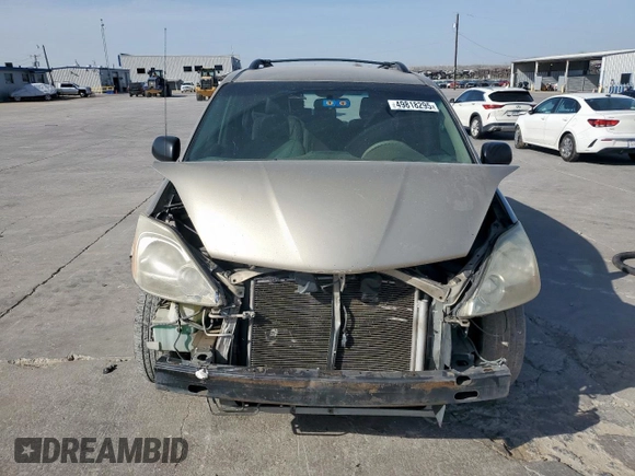2005 Toyota Sienna CE with VIN 5TDZA23C55S382083, listed as a Copart auction lot 49818295 with 322,315 mi miles and Salvage Title. Bid and sale history available at carsss.com. Image 5.