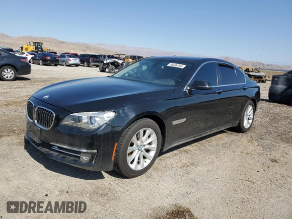 2015 BMW 7 Series 740i with VIN WBAYA6C5XFD826895, listed as a Copart auction lot 66889794 with Not Provided miles and Salvage Title. Bid and sale history available at DreamBid. Image 1.