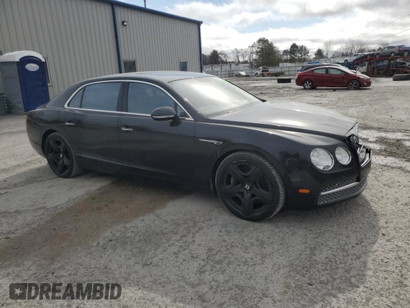 2014 Bentley Flying Spur with VIN SCBEC9ZA7EC095064, listed as a Copart auction lot 49405135 with 24,143 mi miles and Salvage Title. Bid and sale history available at DreamBid. Image 4.