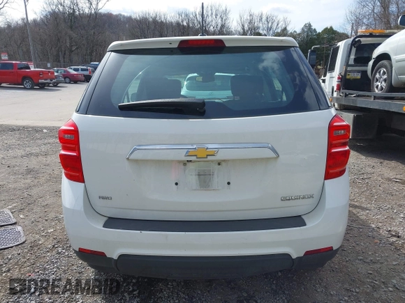 2016 Chevrolet Equinox LS with VIN 2GNFLEEKXG6297876, listed as a IAAI auction lot 41880504 with 121,716 mi miles. Bid and sale history available at carsss.com. Image 16.