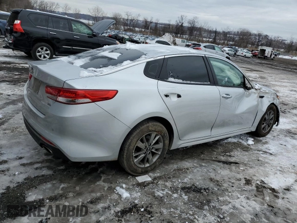 2016 Kia Optima LX Turbo with VIN 5XXGT4L18GG059422, listed as a Copart auction lot 44522895 with 41,954 mi miles and Salvage Title. Bid and sale history available at carsss.com. Image 3.