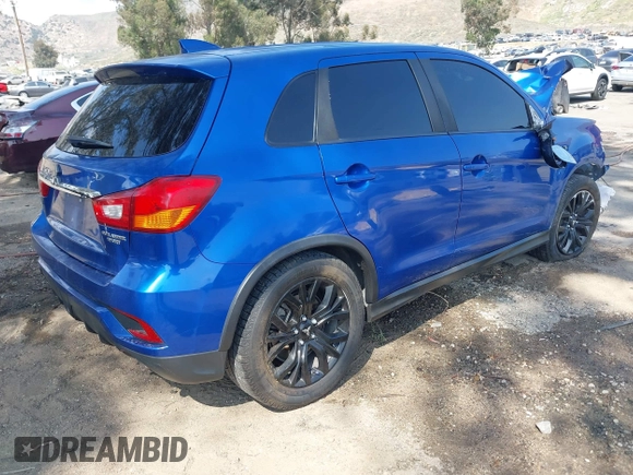2018 Mitsubishi Outlander ES with VIN JA4AP3AU9JU011232, listed as a IAAI auction lot 42057462 with 106,339 mi miles and . Bid and sale history available at DreamBid. Image 4.