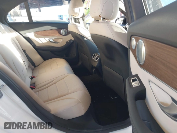 2019 Mercedes-Benz C 300 with VIN 55SWF8DB3KU309886, listed as a IAAI auction lot 41319273 with 49,023 mi miles and . Bid and sale history available at DreamBid. Image 8.