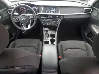 2019 Kia Optima LX with VIN 5XXGT4L34KG348839, listed as a Copart auction lot 59387725 with 122,386 mi miles and Salvage title. Bid and sale history available at DreamBid. Image 8.