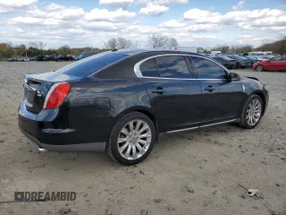 2009 Lincoln MKS with VIN 1LNHM94RX9G611741, listed as a Copart auction lot 52603085 with 89,136 mi miles and Salvage Title. Bid and sale history available at carsss.com. Image 3.